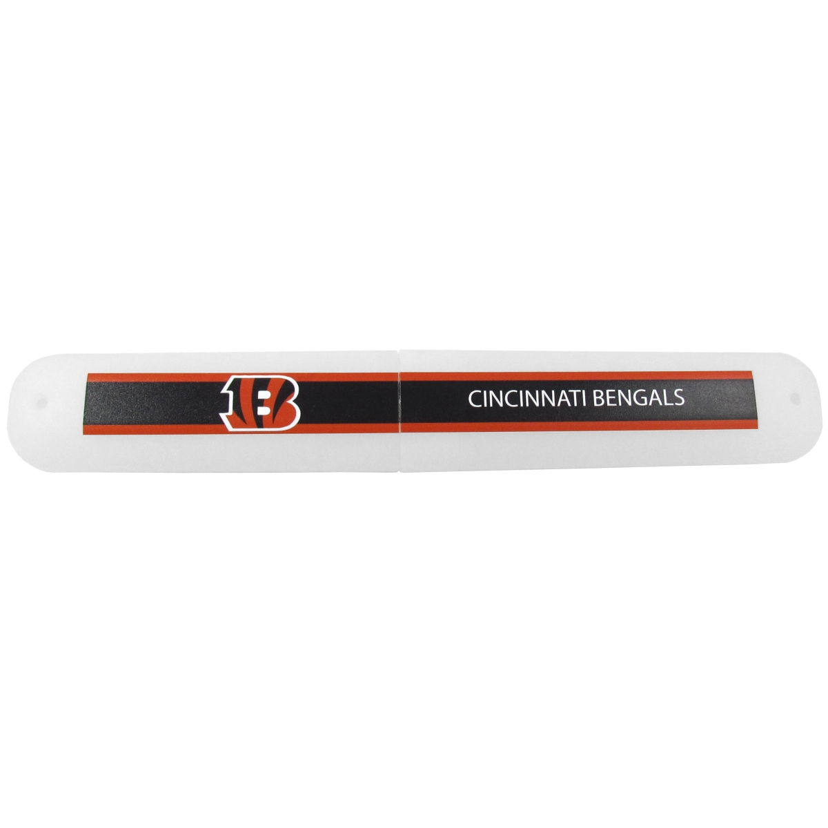 Picture of Siskiyou FTBC010 Unisex NFL Cincinnati Bengals Travel Toothbrush Case - One Size
