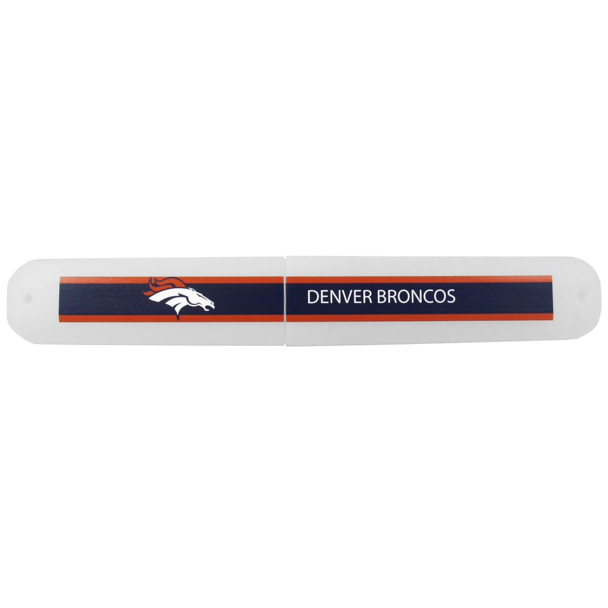 Picture of Siskiyou FTBC020 Unisex NFL Denver Broncos Travel Toothbrush Case - One Size