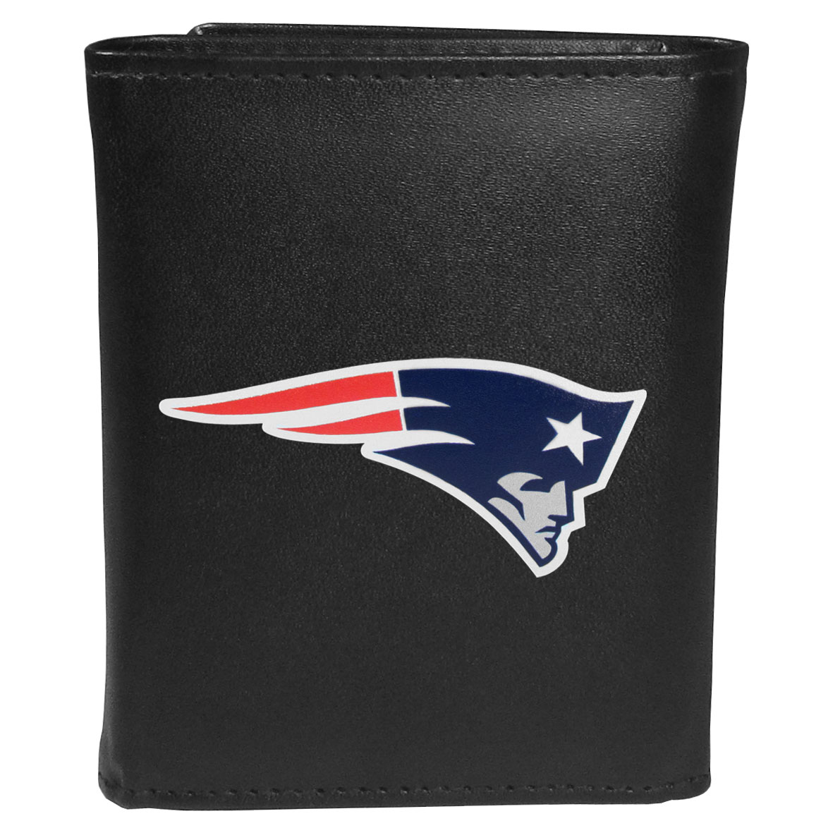 Siskiyou FTRL120 Male NFL New England Patriots Tri-fold Logo Large Wallet - One Size