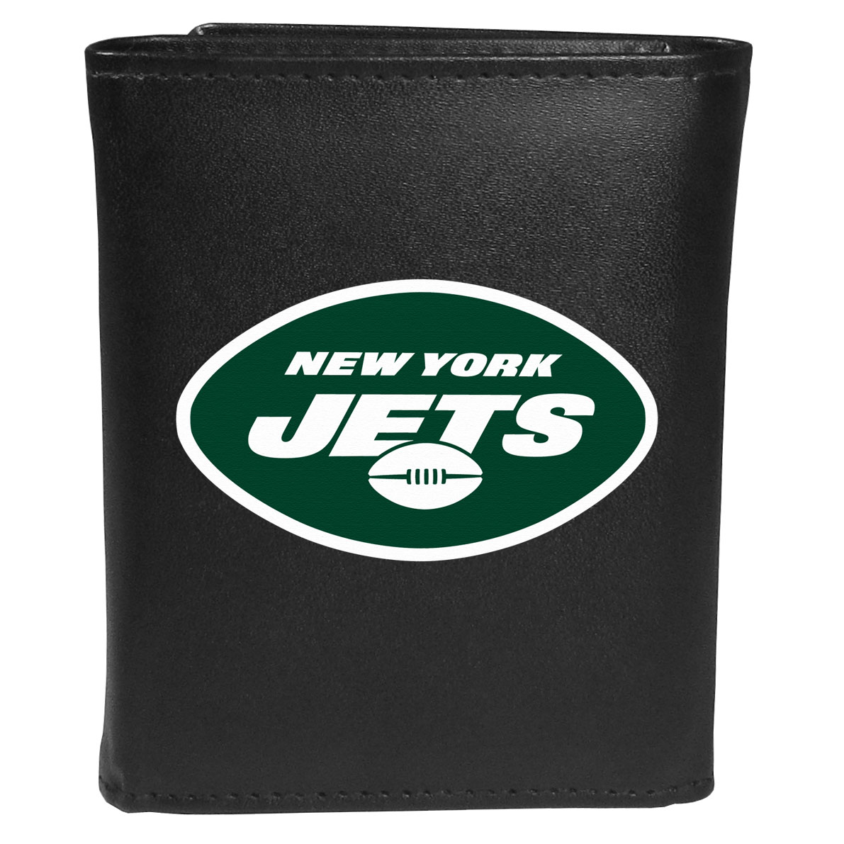Siskiyou FTRL100 Male NFL New York Jets Tri-fold Logo Large Wallet - One Size