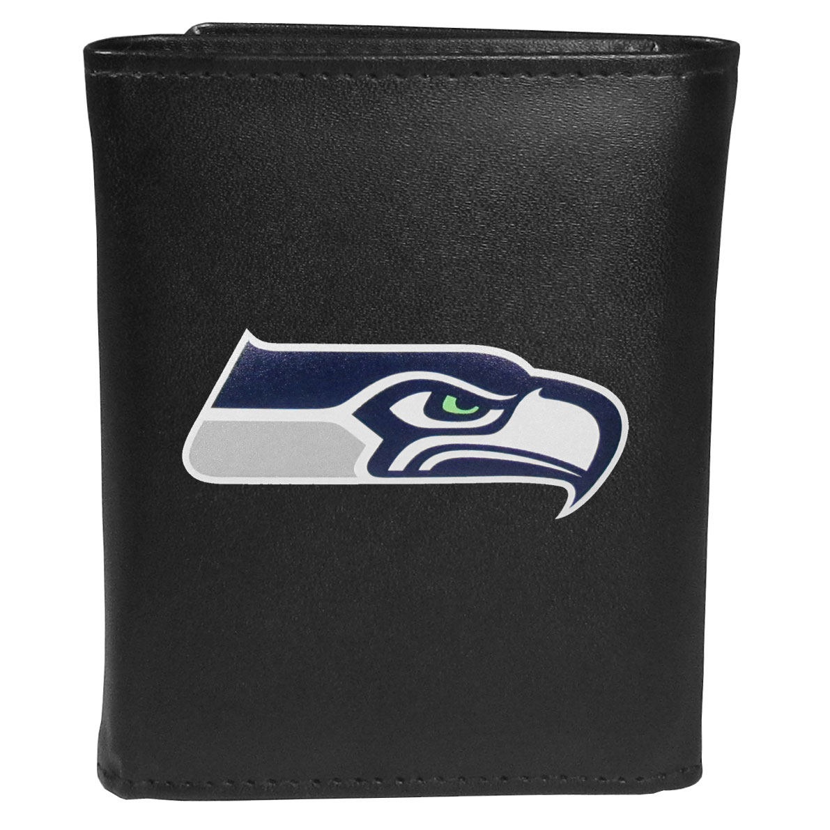 Seattle Seahawks Tri-fold Wallet - Blue - Large - NFL Licensed
