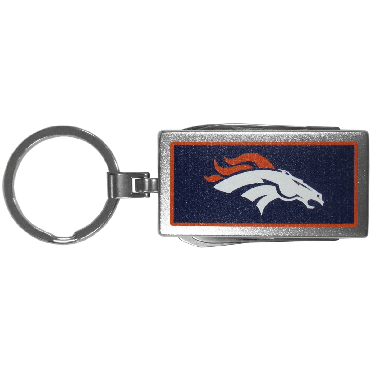 Siskiyou FMTC020 Unisex NFL Denver Broncos Multi-tool Logo Key Chain - One Size