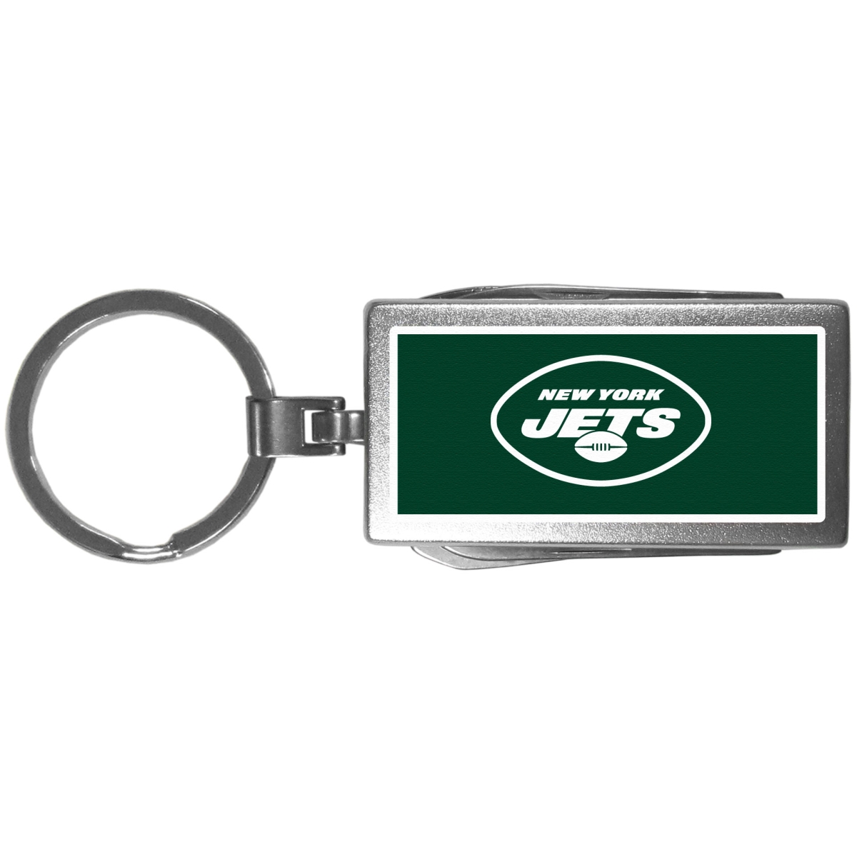 Siskiyou FMTC100 Unisex NFL New York Jets Multi-tool Logo Key Chain - One Size