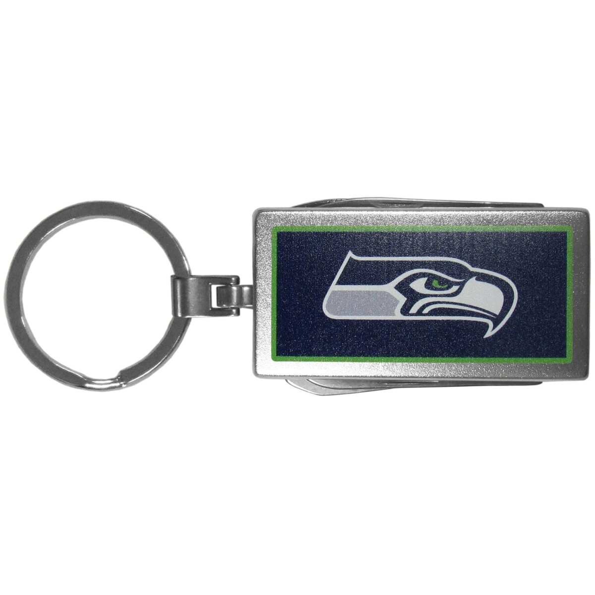 Siskiyou FMTC155 Unisex NFL Seattle Seahawks Multi-tool Logo Key Chain - One Size
