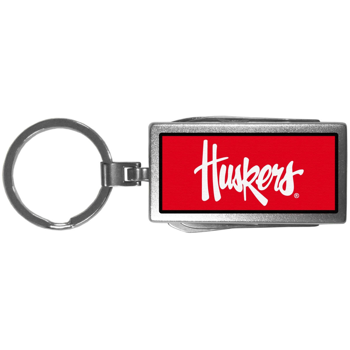 Siskiyou CMTC3 Unisex NCAA Nebraska Cornhuskers Multi-tool Logo Key Chain - One Size
