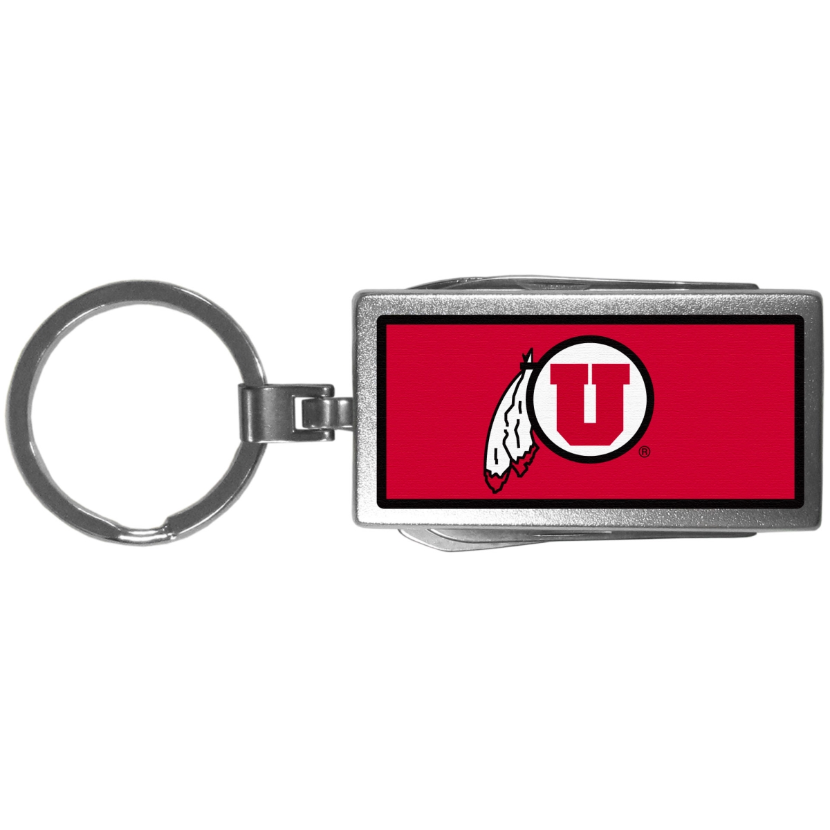 Siskiyou CMTC89 Unisex NCAA Utah Utes Multi-tool Logo Key Chain - One Size