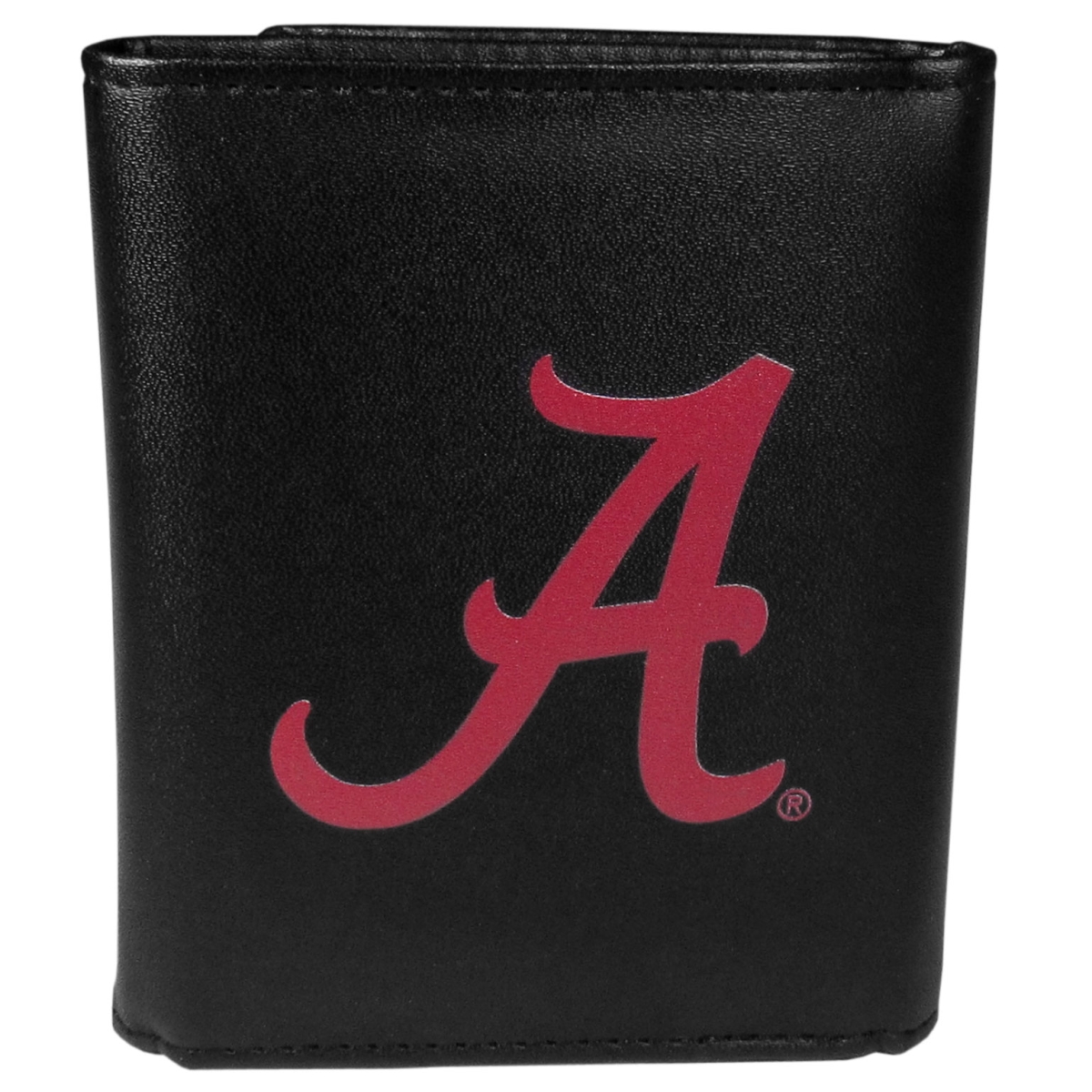 Siskiyou  Male NCAA Alabama Crimson Tide Leather Tri-fold Logo Large Wallet - One Size