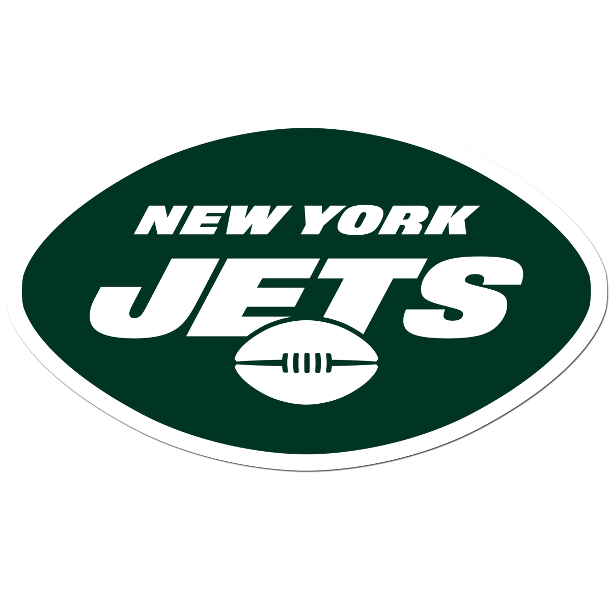 Siskiyou FLD100 8 in. Unisex NFL New York Jets Auto Decal