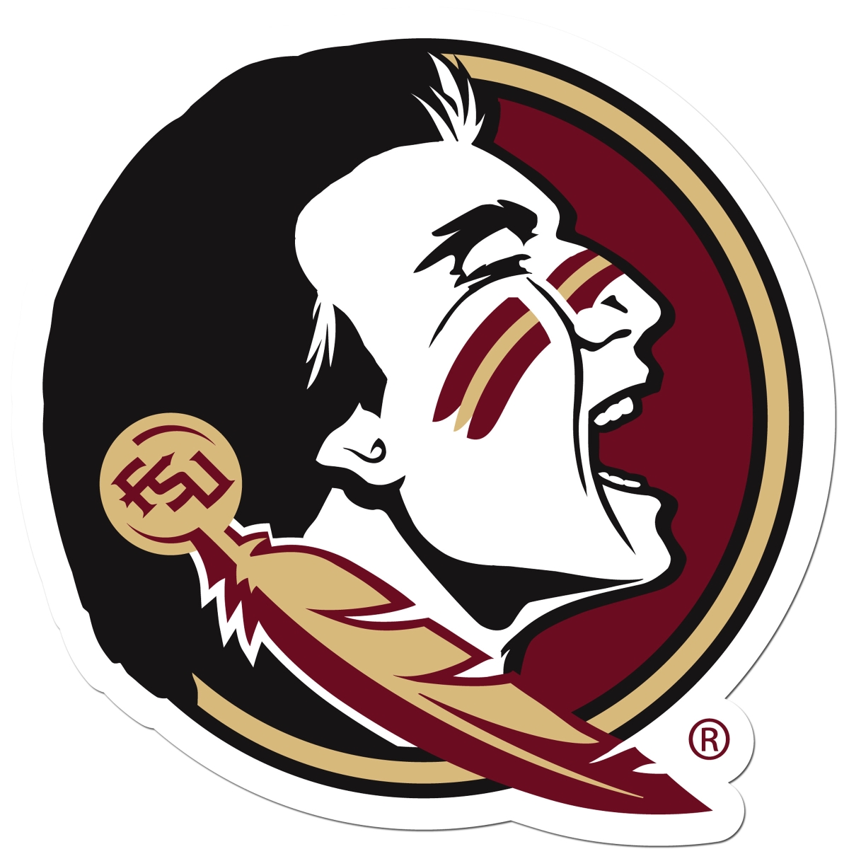 Siskiyou  Auto Decal - Florida State Seminoles - 8 in.