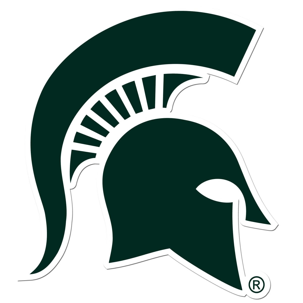 Siskiyou CLD41 8 in. Unisex NCAA Michigan State Spartans Auto Decal