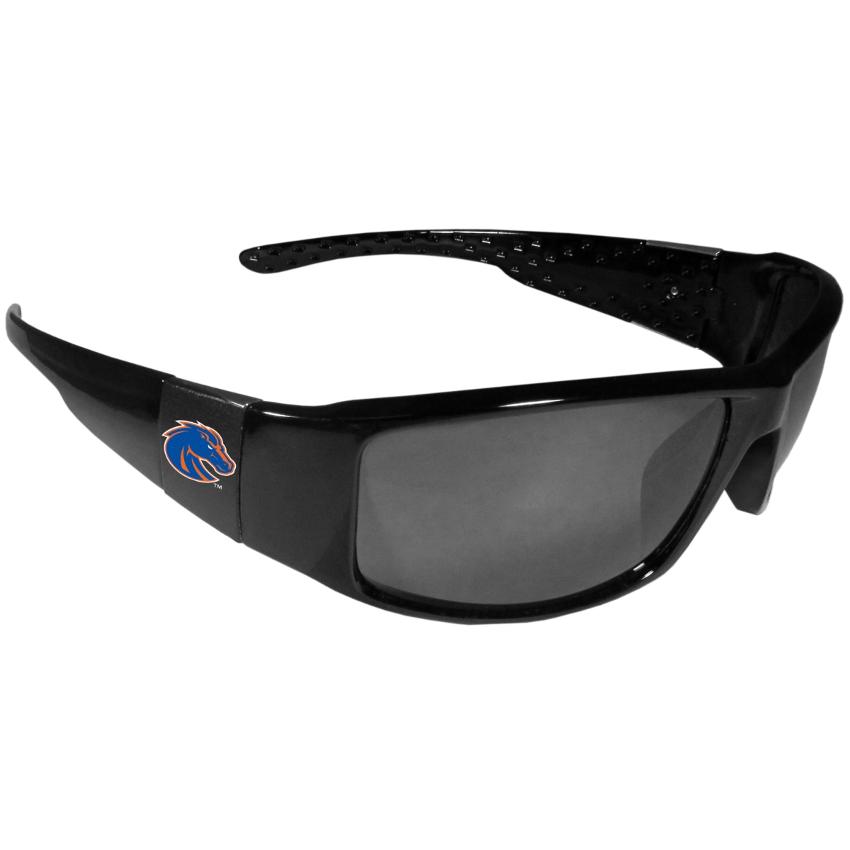 Siskiyou 2CCB73 Unisex NCAA Boise State Broncos Black Wrap Sunglasses - One Size