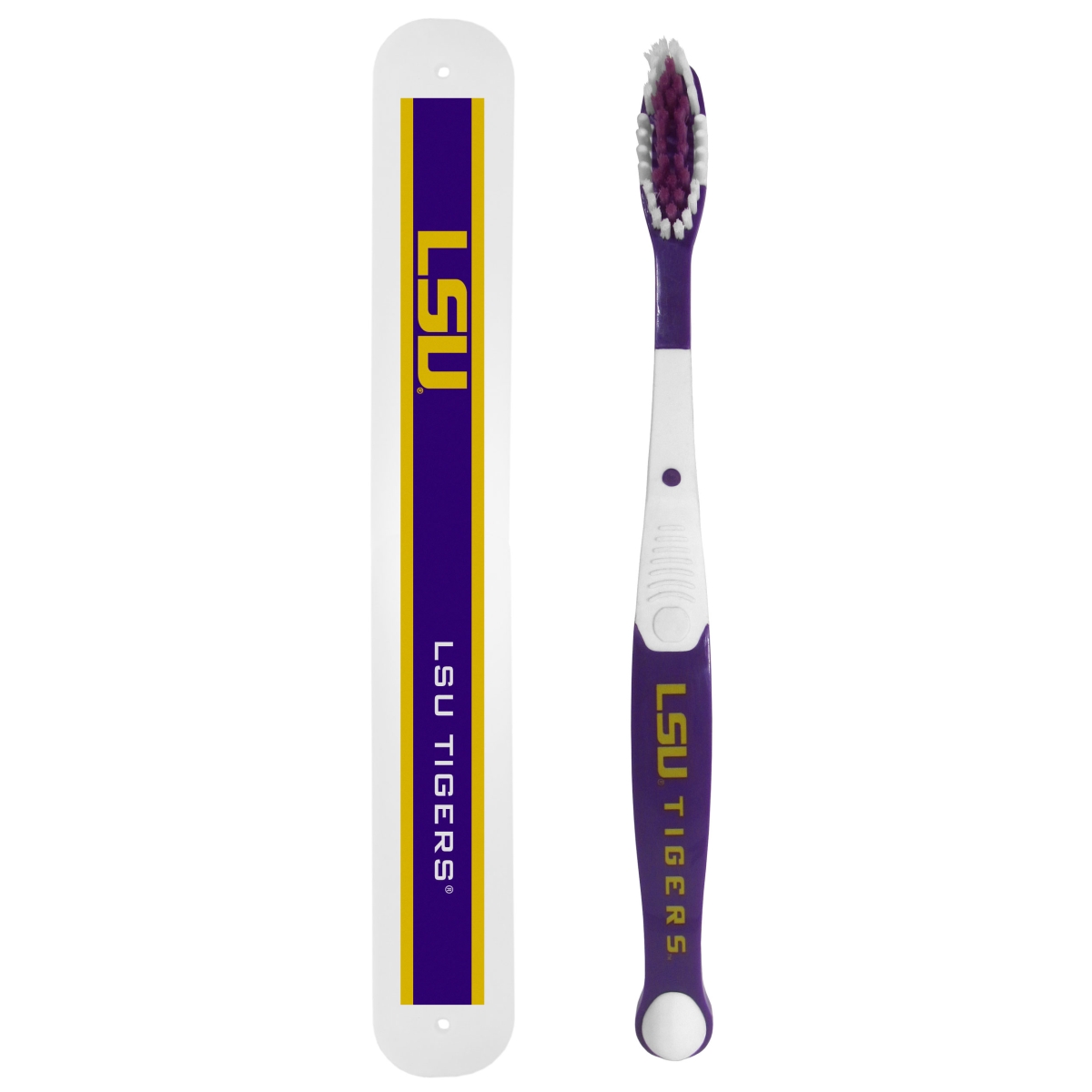 Siskiyou  NCAA LSU Tigers Toothbrush & Travel Case - One Size