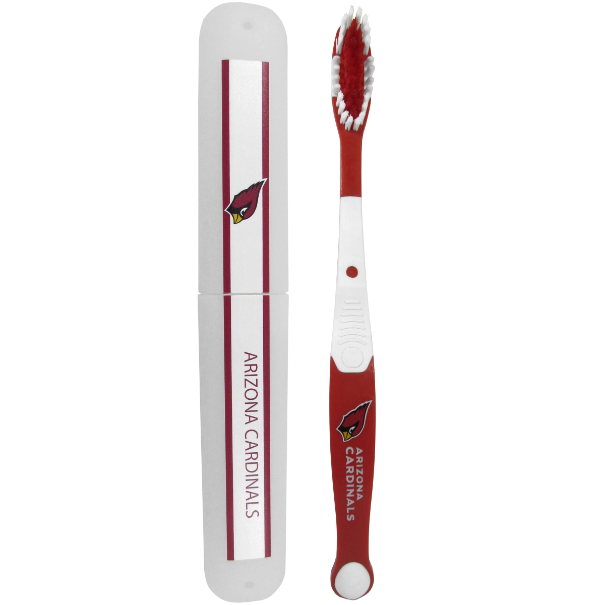 Picture of Siskiyou FTBR035TBC NFL Arizona Cardinals Toothbrush & Travel Case - One Size