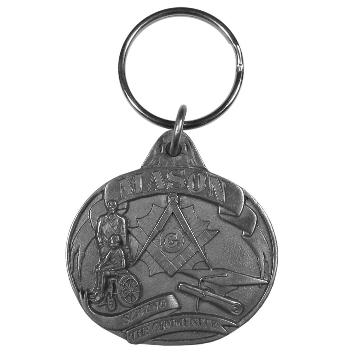 Picture of Siskiyou KR151 Mason Antiqued Key Chain - One Size