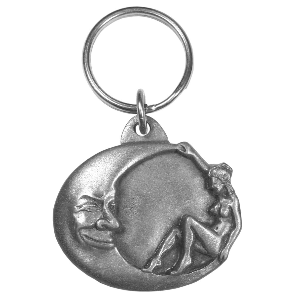Siskiyou KR60 Moon & Lady Antiqued Keyring - One Size