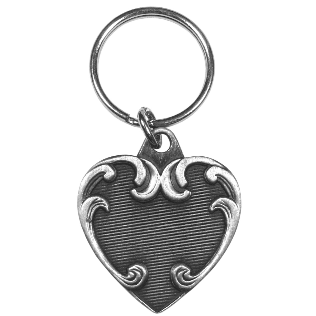 Siskiyou KR85 Heart Antiqued Keyring - One Size