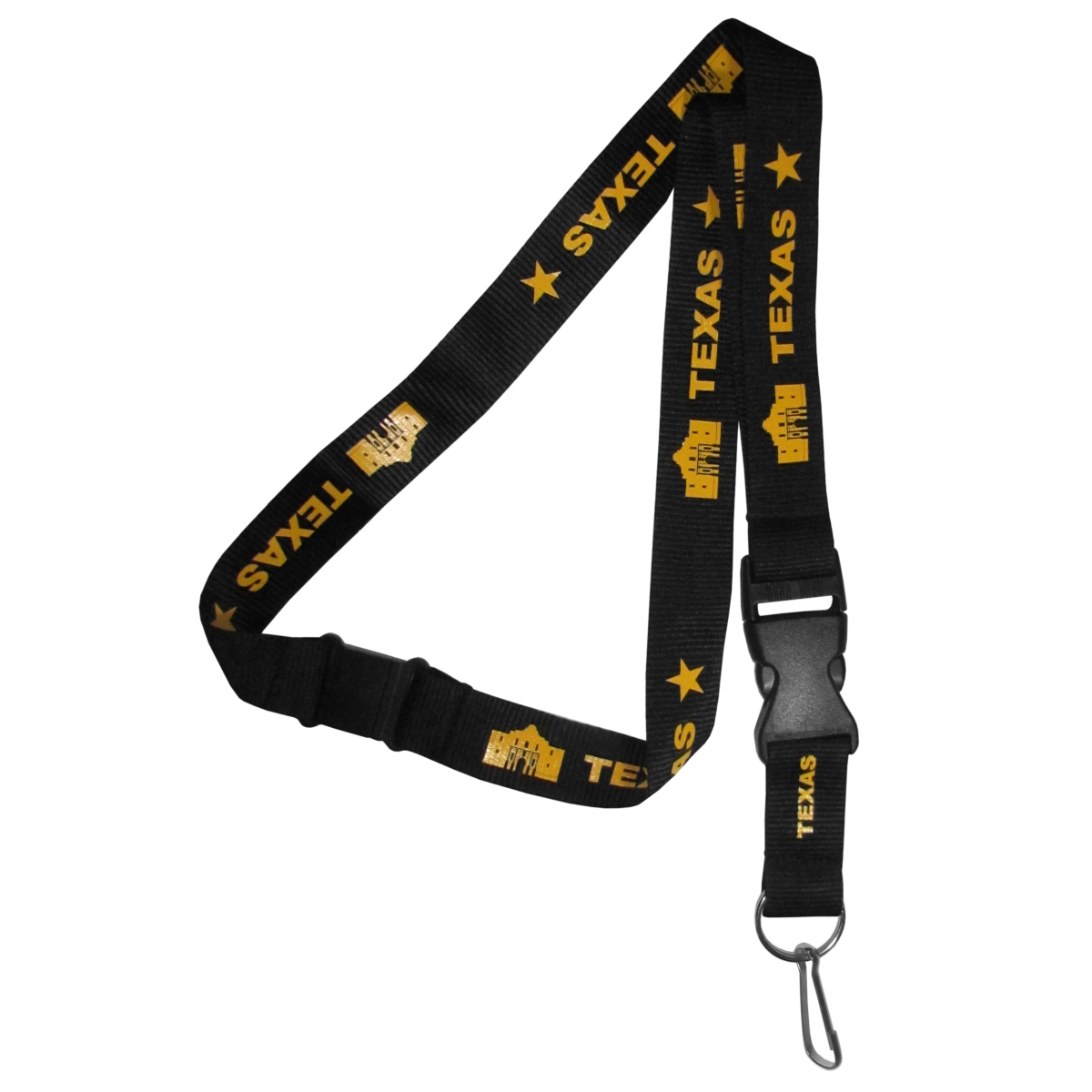 Picture of Siskiyou SLY128 21 in. Unisex Geography Texas Alamo Lanyard