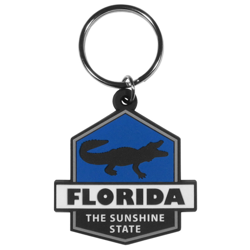 Picture of Siskiyou SPK130 Unisex Geography Florida Gator Flex Key Chain - One Size