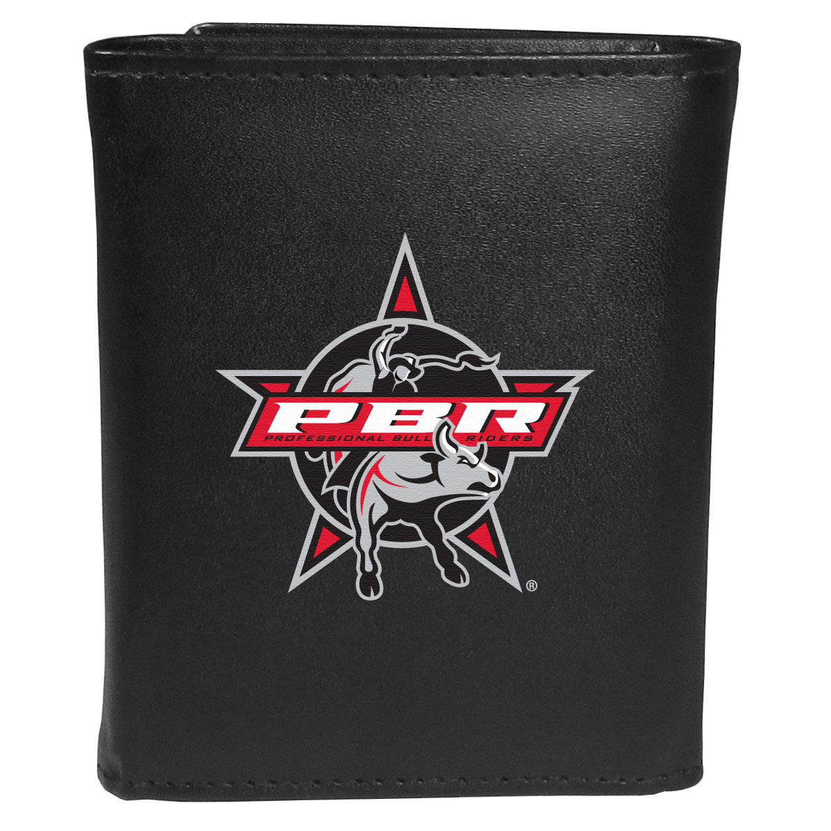 Picture of Siskiyou PLTR1 Male Licensed Collectibles PBR Leather Tri-fold Logo Large Wallet