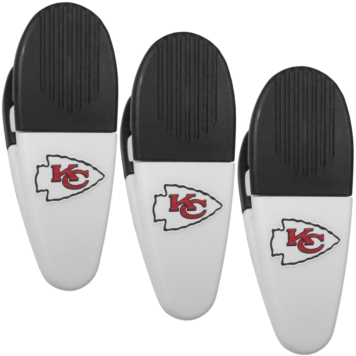 Picture of Siskiyou F3CM045 Unisex NFL Kansas City Chiefs Mini Chip Clip Magnets - Pack of 3