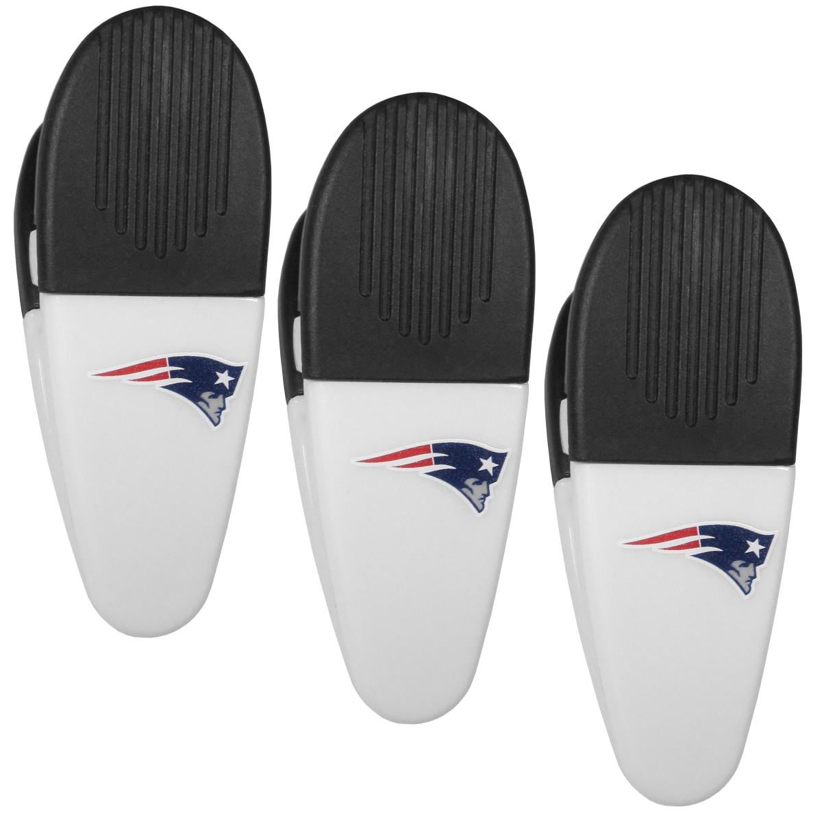 Picture of Siskiyou F3CM120 Unisex NFL New England Patriots Mini Chip Clip Magnets - Pack of 3