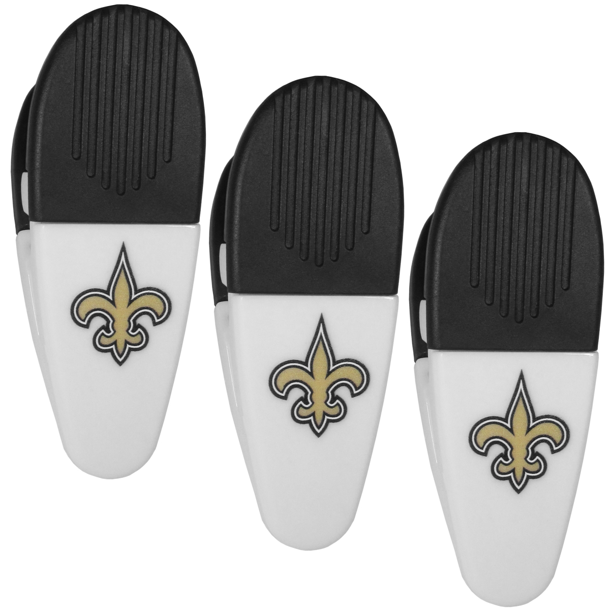 Picture of Siskiyou F3CM150 Unisex NFL New Orleans Saints Mini Chip Clip Magnets - Pack of 3