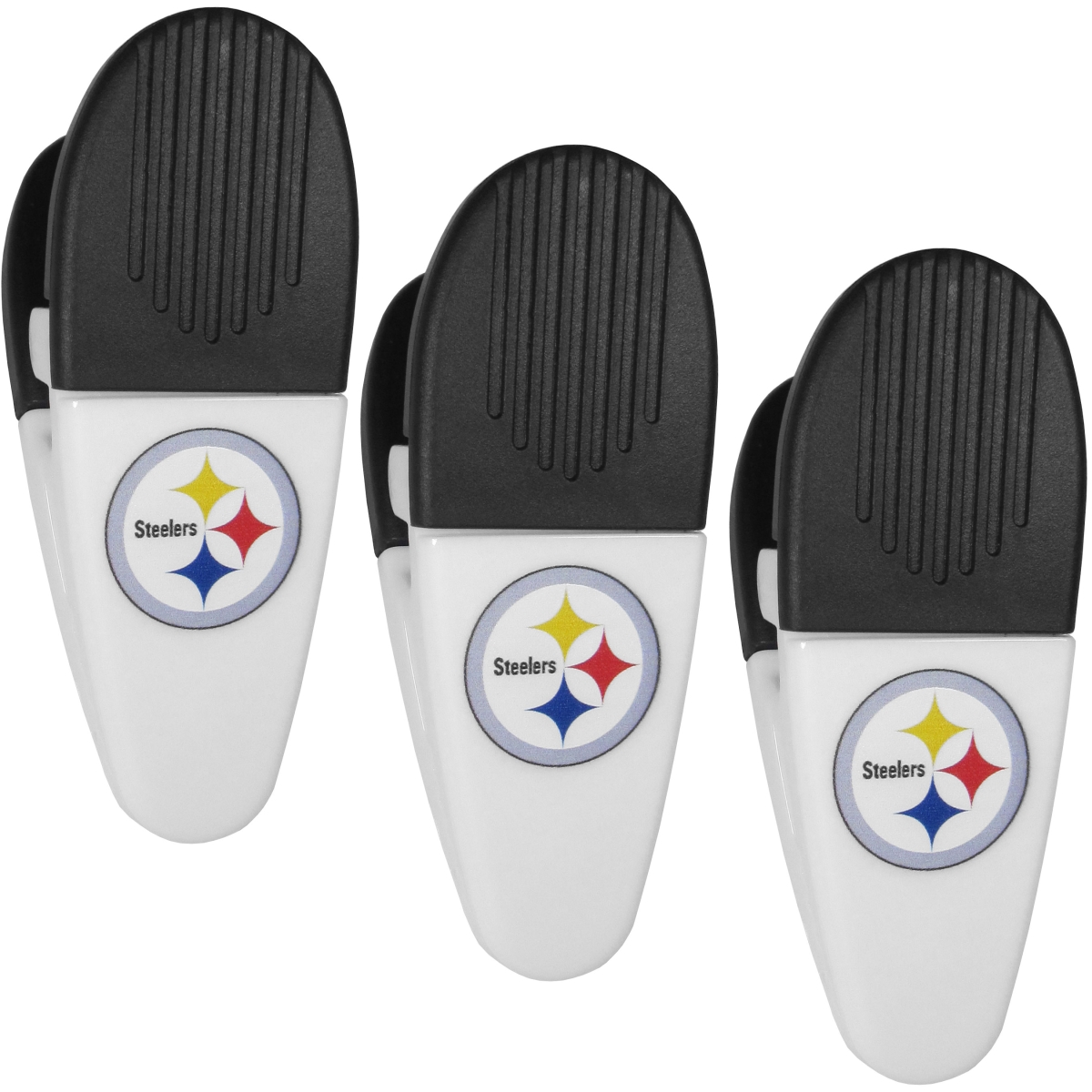 Picture of Siskiyou F3CM160 Unisex NFL Pittsburgh Steelers Mini Chip Clip Magnets - Pack of 3