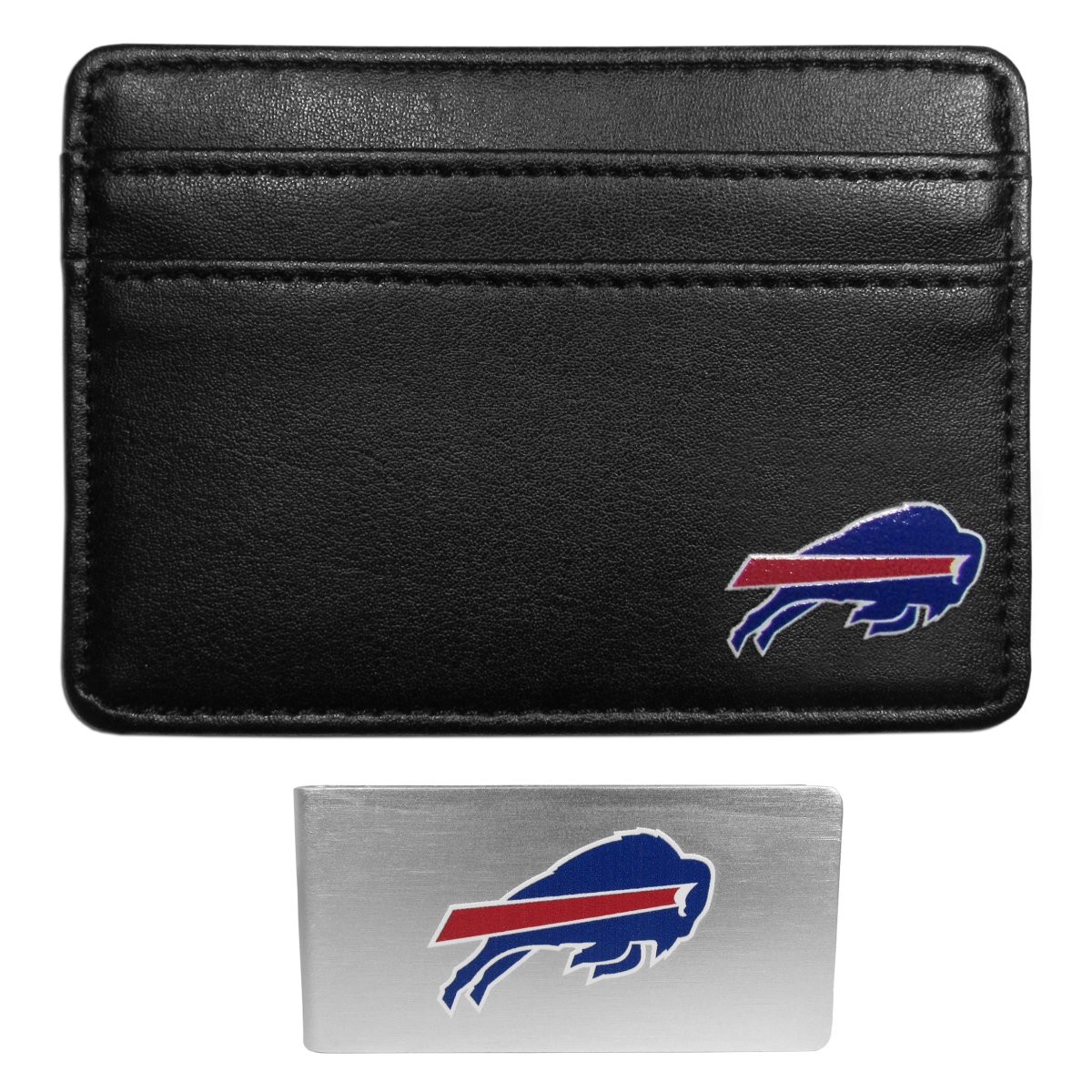 Siskiyou FWW015BMP Unisex NFL Buffalo Bills Weekend Wallet & Money Clip - One Size