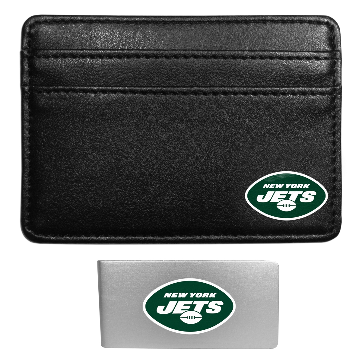 Siskiyou FWW100BMP Unisex NFL New York Jets Weekend Wallet & Money Clip - One Size