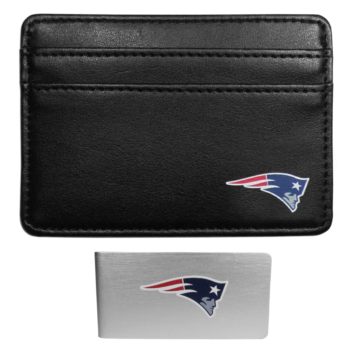 Siskiyou FWW120BMP Unisex NFL New England Patriots Weekend Wallet & Money Clip - One Size