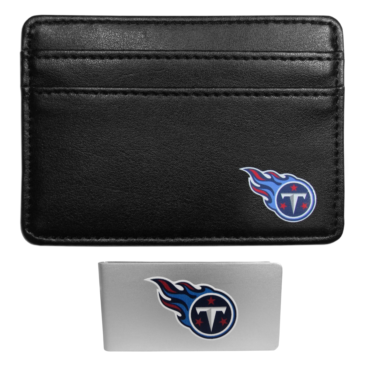 Siskiyou FWW185BMP Unisex NFL Tennessee Titans Weekend Wallet & Money Clip - One Size
