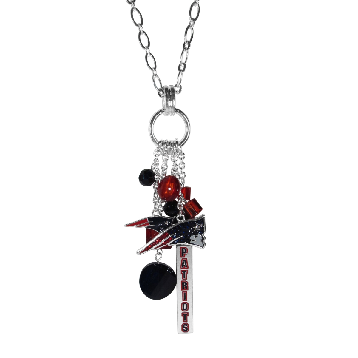 Siskiyou FNCL120 Female NFL New England Patriots Cluster Necklaces