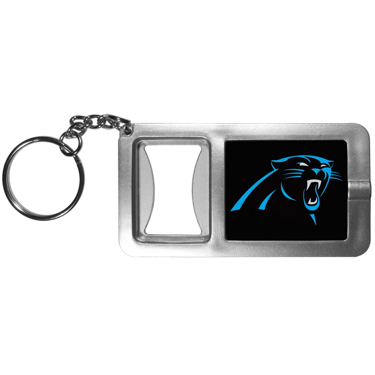 Siskiyou FFBK170 Unisex NFL Carolina Panthers Flashlight Key Chain with Bottle Opener