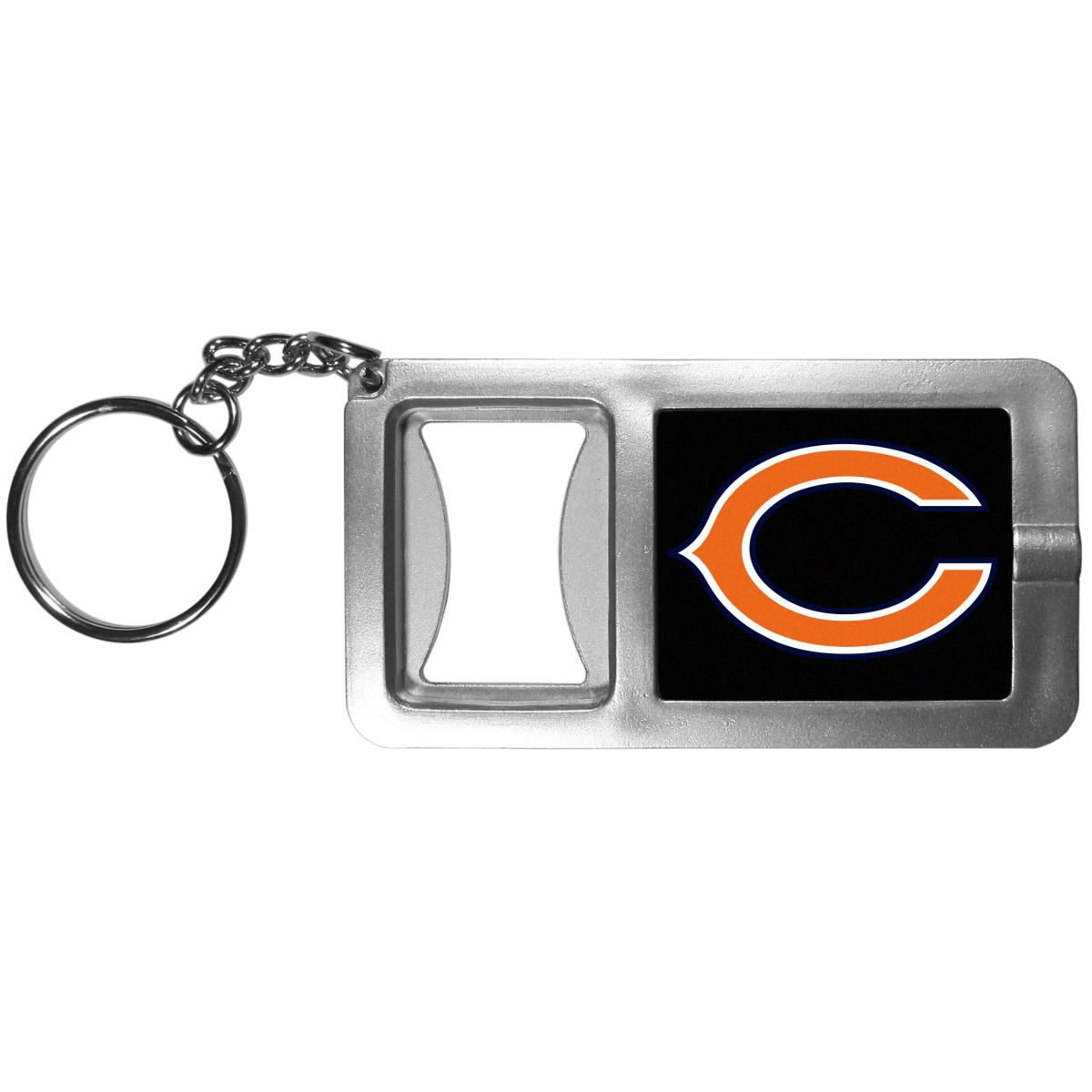 Siskiyou FFBK005 Unisex NFL Chicago Bears Flashlight Key Chain with Bottle Opener