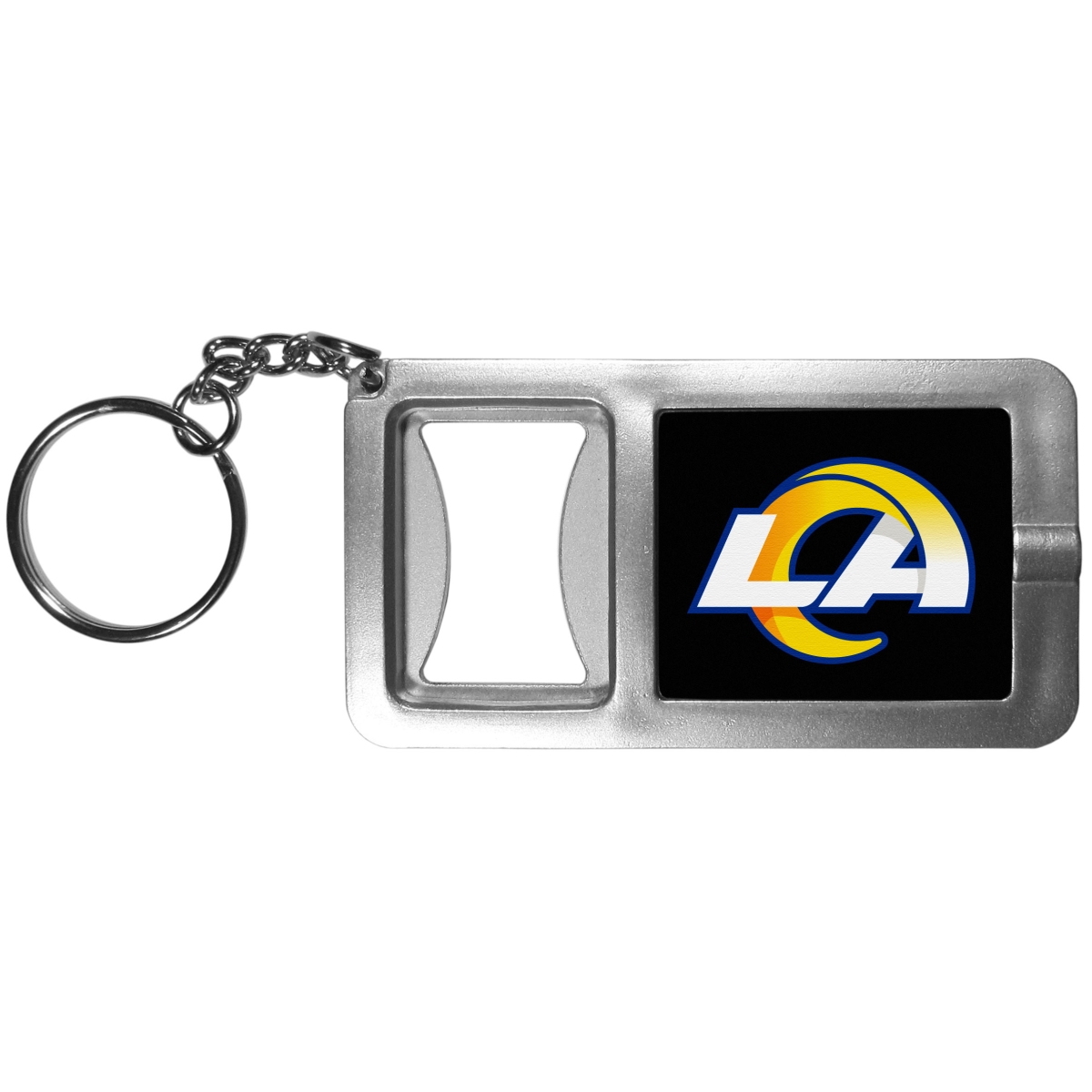 Siskiyou FFBK130 Unisex NFL Los Angeles Rams Flashlight Key Chain with Bottle Opener