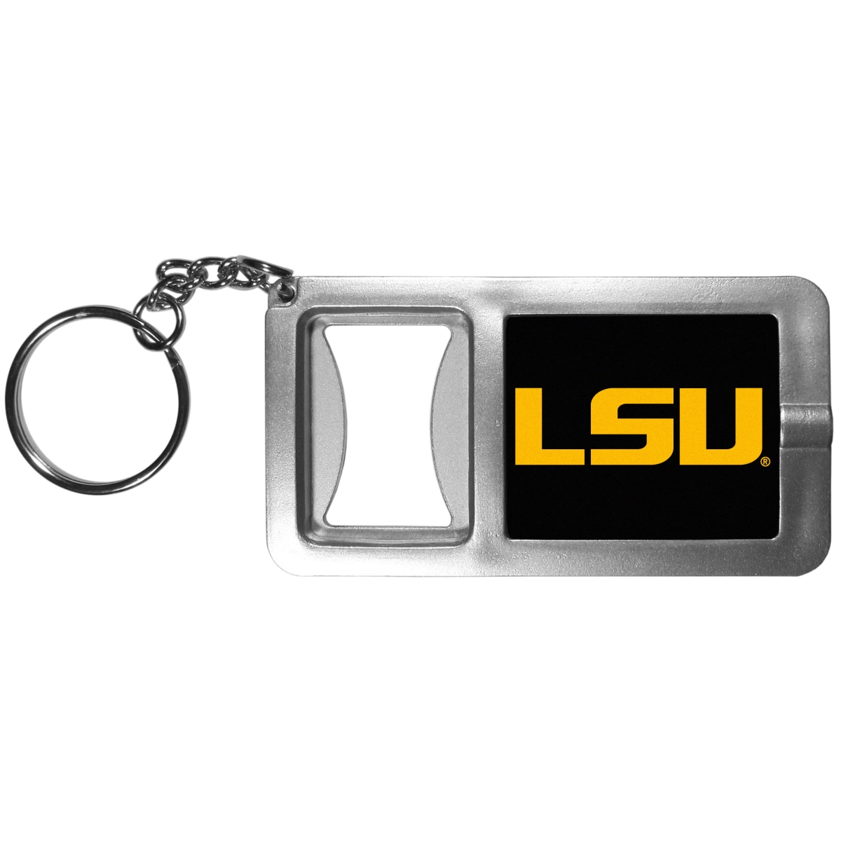 Siskiyou CFBK43 NCAA LSU Tigers Flashlight Key Chain with Bottle Opener