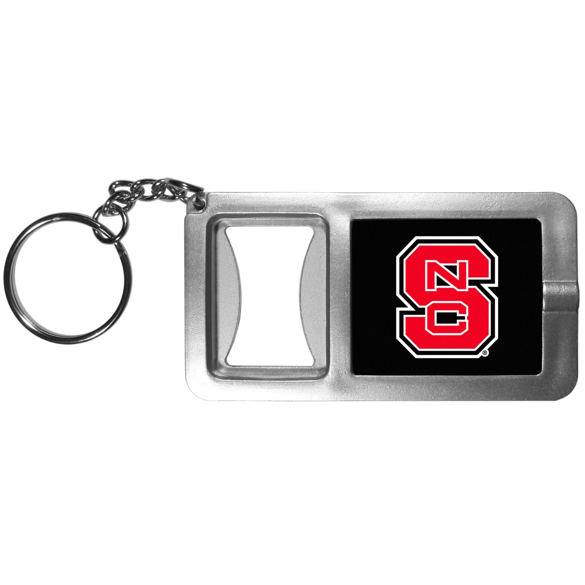 Siskiyou CFBK79 NCAA North Carolina State Wolfpack Flashlight Key Chain with Bottle Opener
