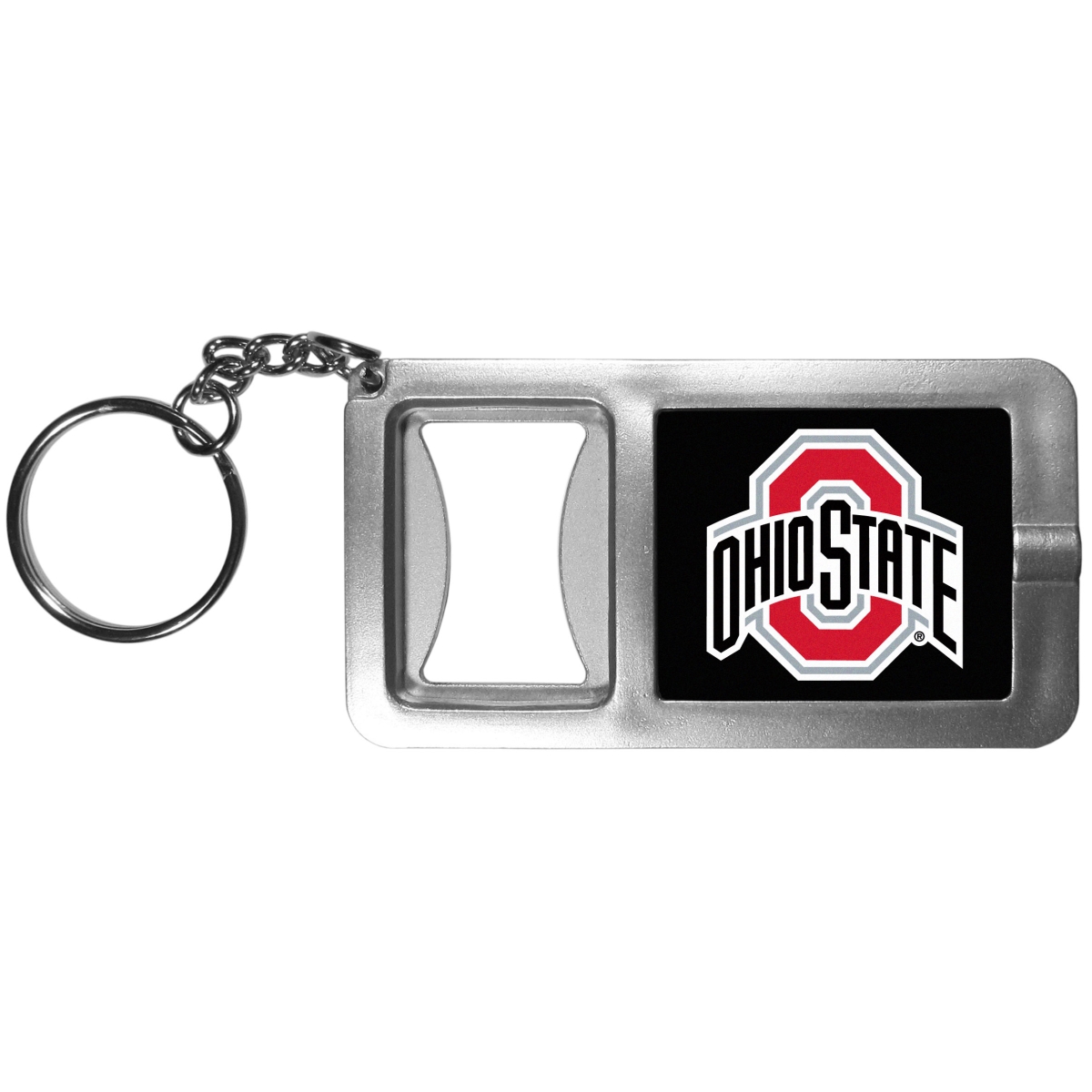 Siskiyou CFBK38 NCAA Ohio State Buckeyes Flashlight Key Chain with Bottle Opener