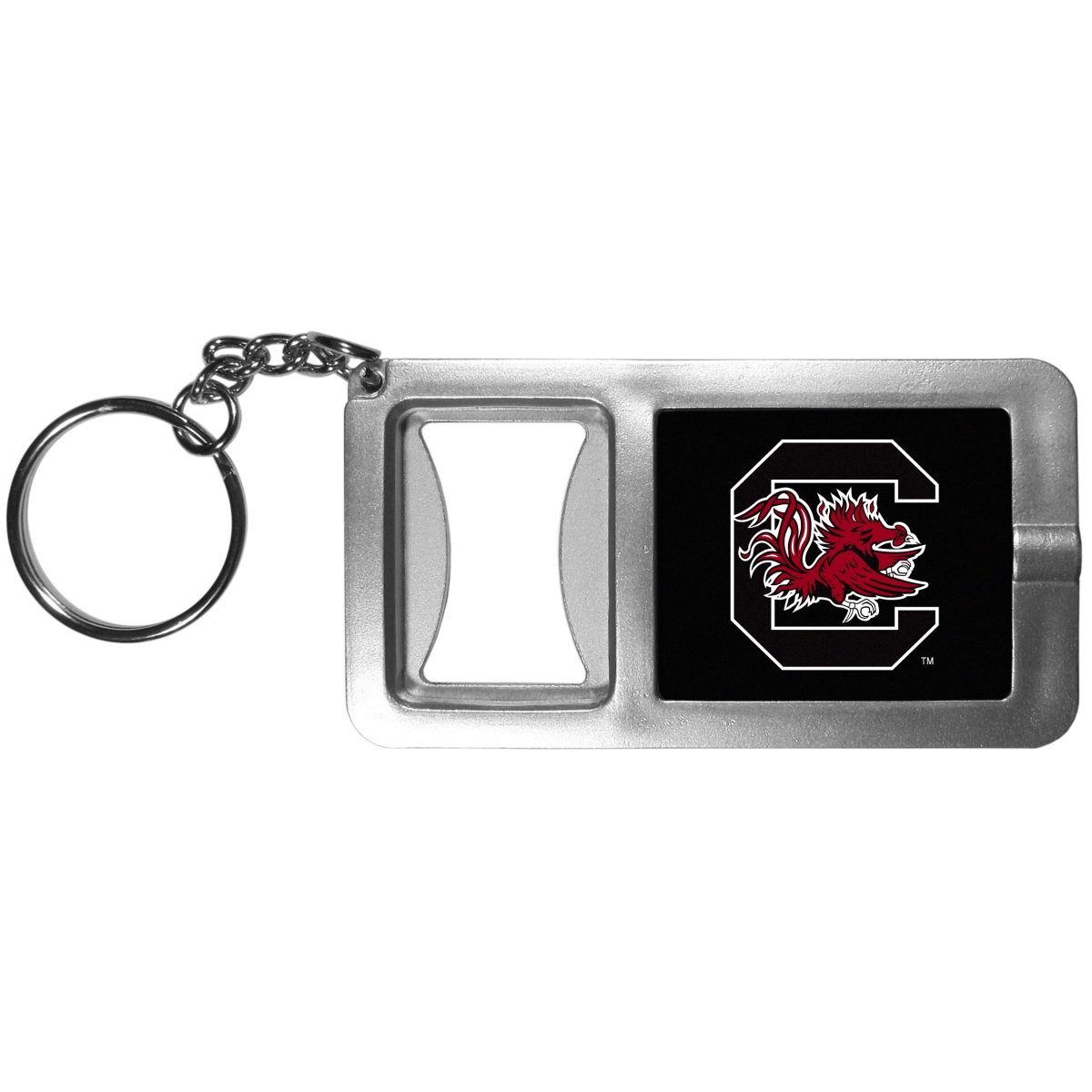 Siskiyou CFBK63 NCAA South Carolina Gamecocks Flashlight Key Chain with Bottle Opener