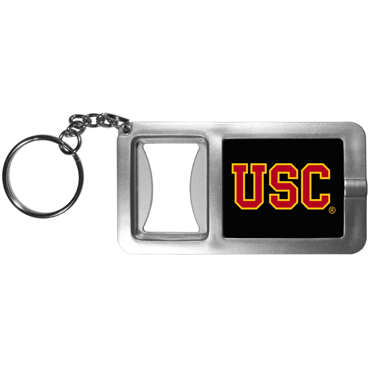 Siskiyou CFBK53 NCAA USC Trojans Flashlight Key Chain with Bottle Opener