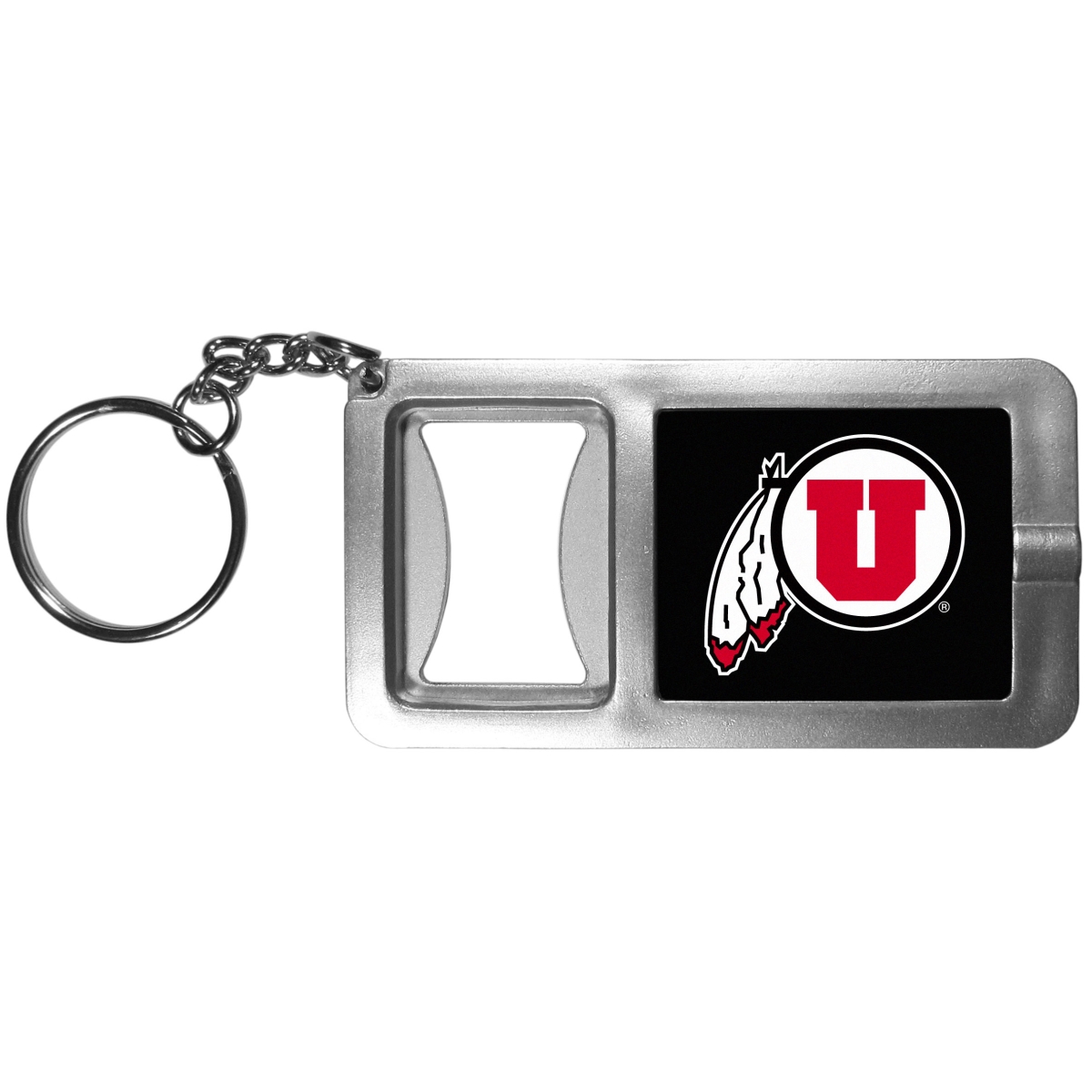 Siskiyou CFBK89 NCAA Utah Utes Flashlight Key Chain with Bottle Opener