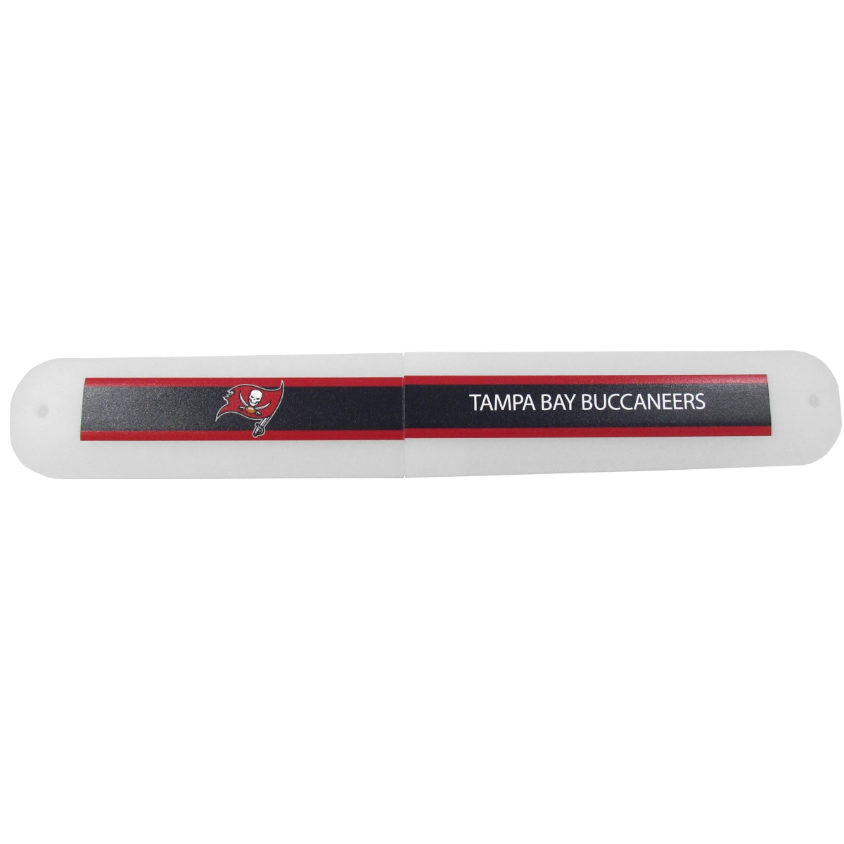 Picture of Siskiyou FTBC030 Unisex NFL Tampa Bay Buccaneers Travel Toothbrush Case - One Size