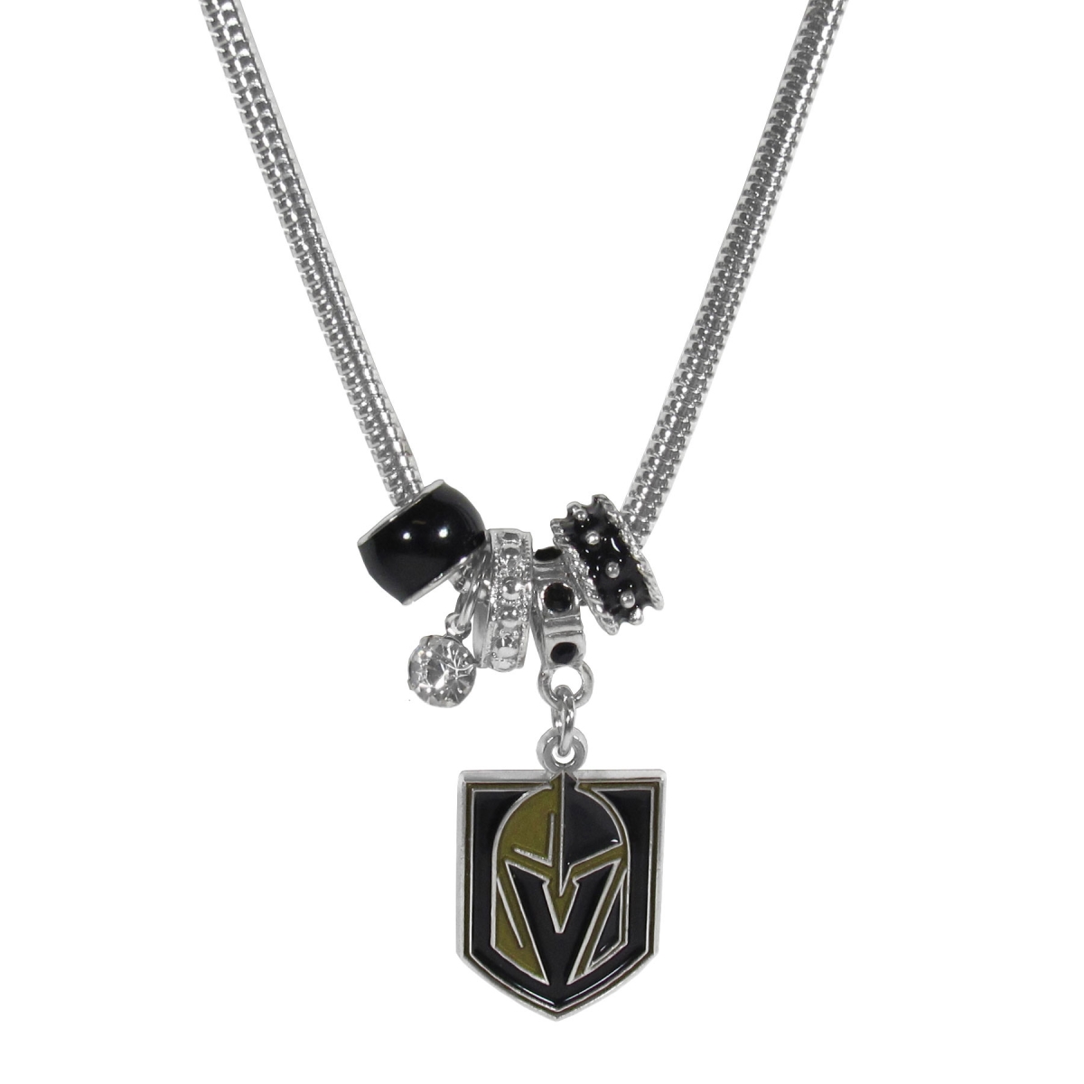 Picture of Siskiyou HBNK165 18 in. Female NHL Las Vegas Golden Knights Euro Bead Necklaces