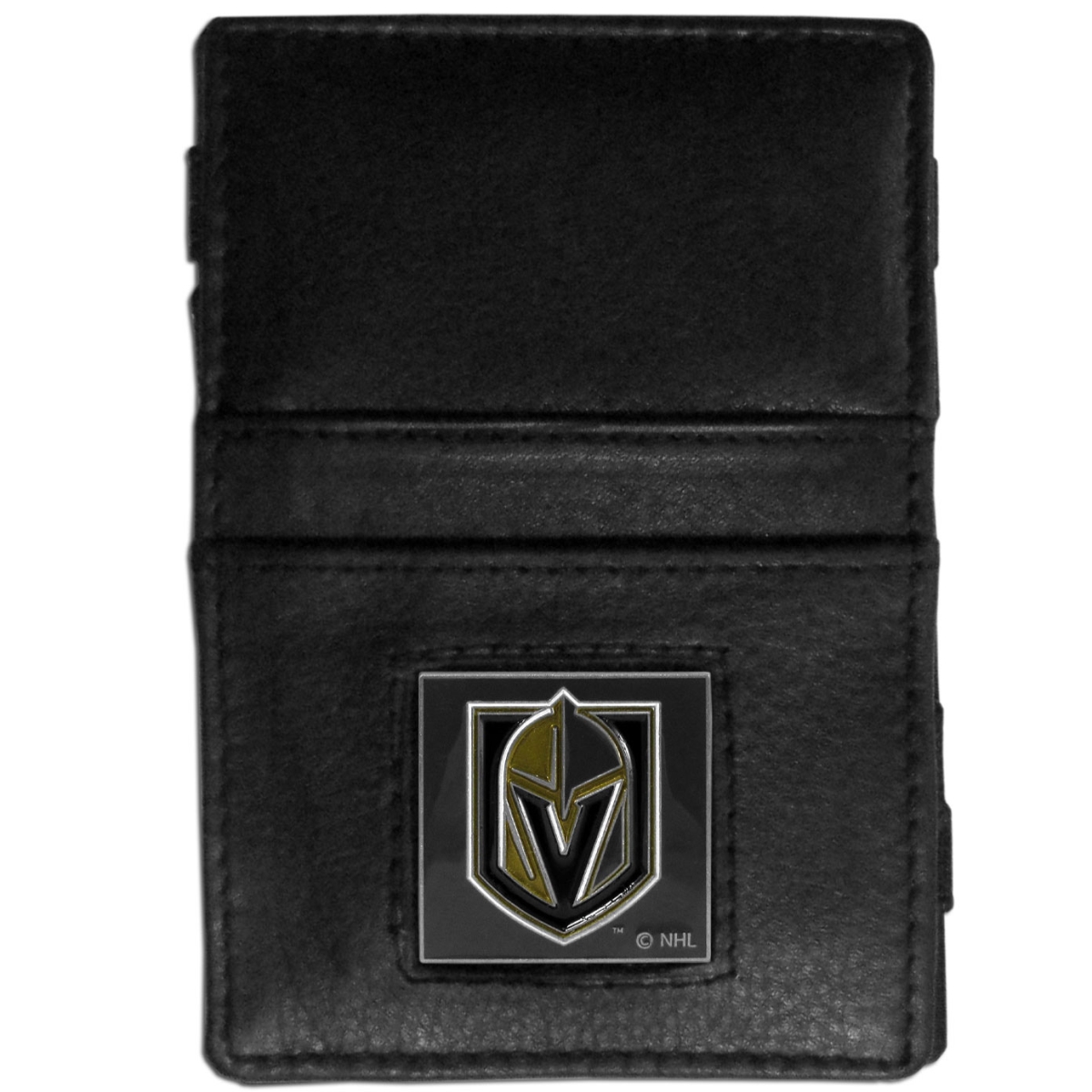 Picture of Siskiyou HJL165 Unisex NHL Las Vegas Golden Knights Leather Jacobs Ladder Wallet - One Size
