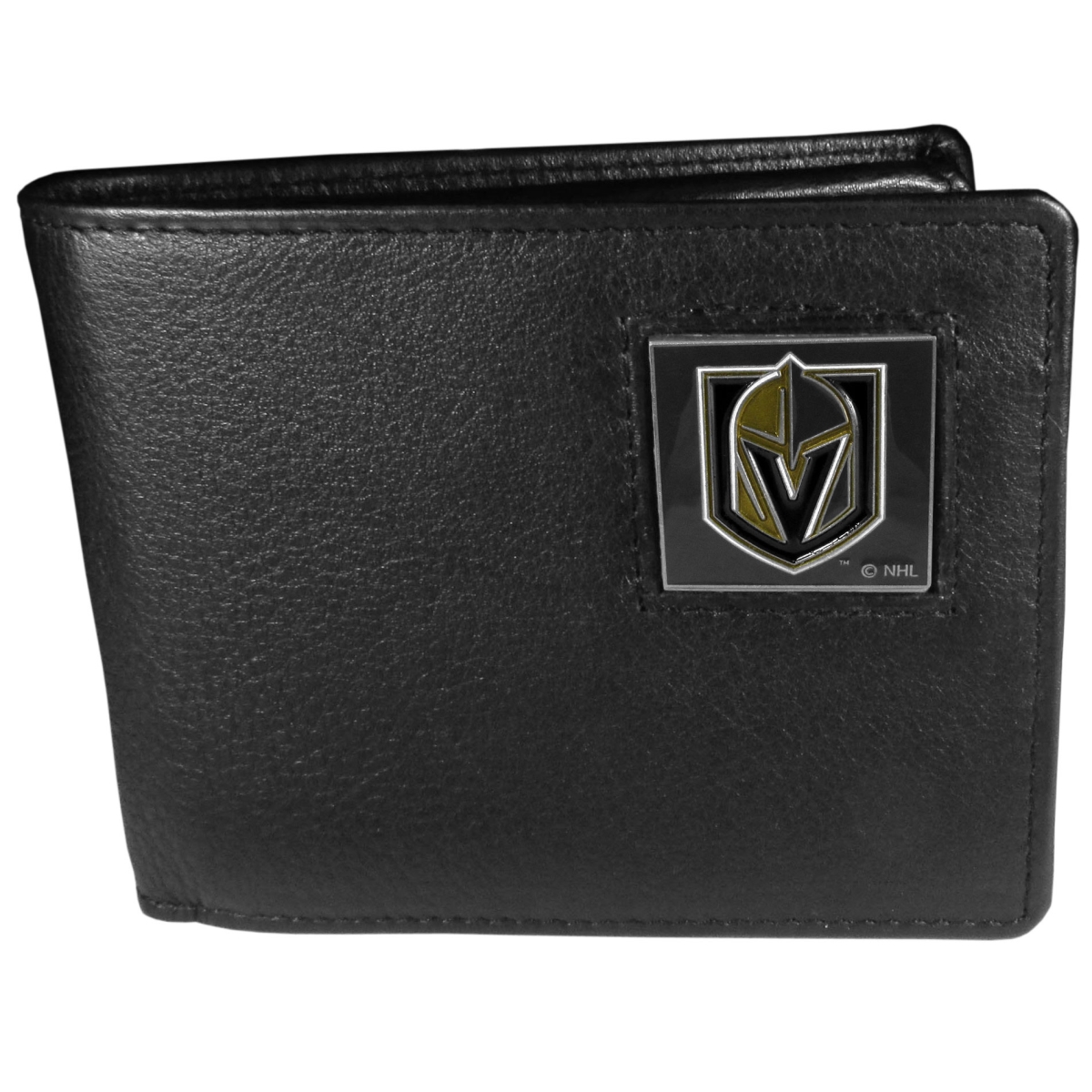 Picture of Siskiyou HBI165 Male NHL Las Vegas Golden Knights Leather Bi-fold Bi-fold Wallet