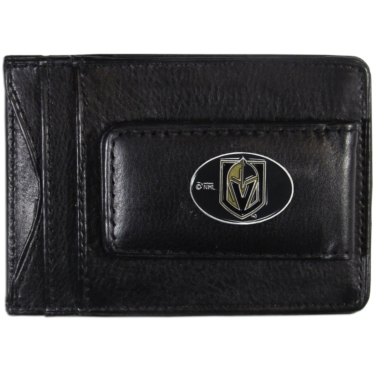 Picture of Siskiyou HLMC165 Male NHL Vegas Golden Knights Leather Cash & Cardholder - One Size