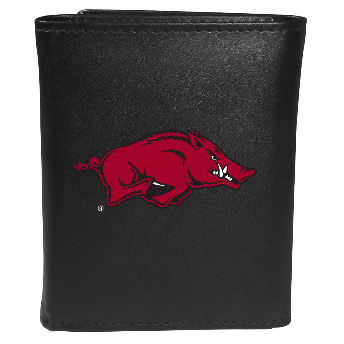 Siskiyou CTRL12 Male NCAA Arkansas Razorbacks Tri-fold Logo Large Wallet - One Size