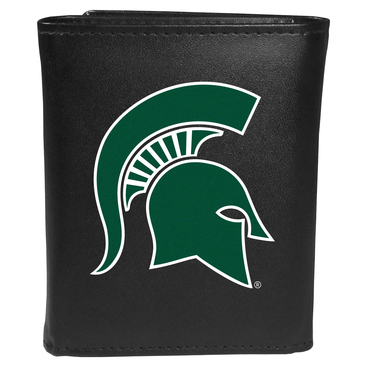 Siskiyou CTRL41 Male NCAA Michigan State Spartans Tri-fold Logo Large Wallet - One Size