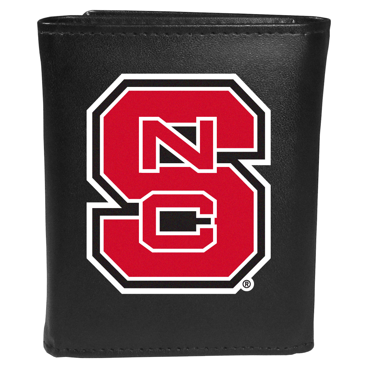 Siskiyou CTRL79 Male NCAA North Carolina State Wolfpack Tri-fold Logo Large Wallet - One Size