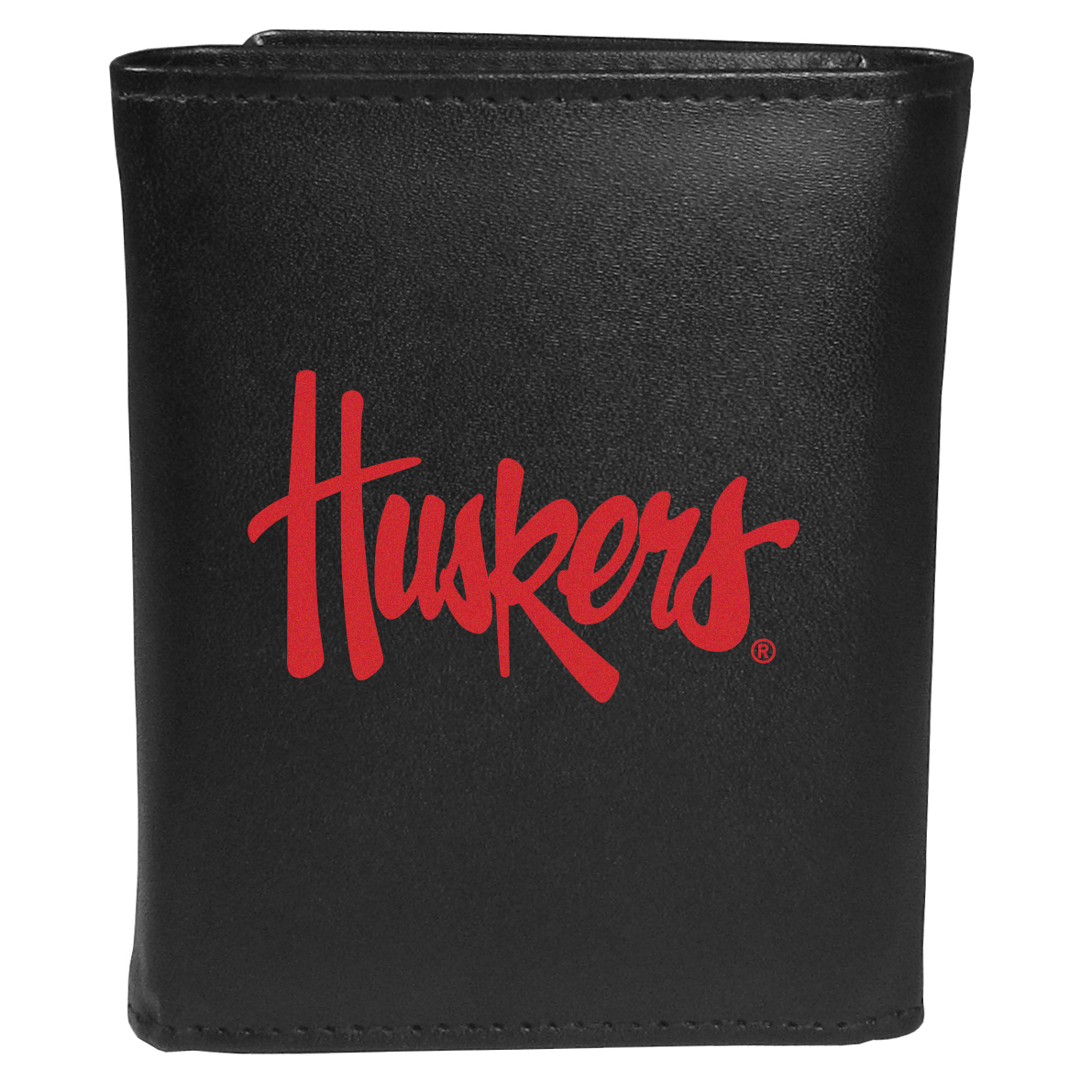 Siskiyou CTRL3 Male NCAA Nebraska Cornhuskers Tri-fold Logo Large Wallet - One Size